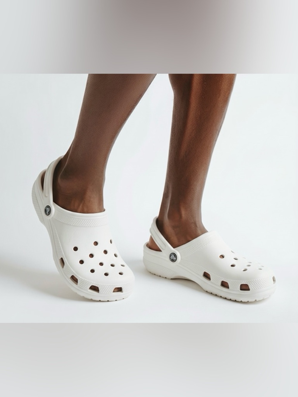 CROCS Classic Clog Sandals in White